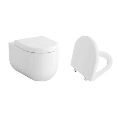 VitrA Liquid Asma Klozet ve Kapak Takımı, Beyaz - 1