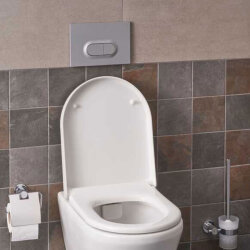 VitrA Loop O Kumanda Paneli 740-0586 Parmak izin Bırakmayan - Ekstra Hijyenik Kaplama - Mat Krom - 3