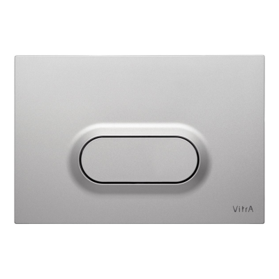 VitrA Loop O 740-1086 Tek Basmalı Kumanda Paneli - İz Bırakmaz - Mat Krom - 1