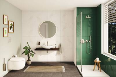 VitrA Memoria Çanak Lavabo 5880B401-0563 Yuvarlak - Kompakt - 50x51 cm - Tek Armatür Delikli - Su Taşma Deliksiz - Clean - Mat Beyaz - 2