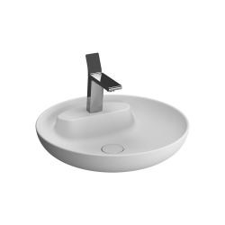 VitrA Memoria 5880B403-0041 Yuvarlak Çanak Lavabo - 50cm - Beyaz - VitrA