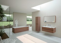 VitrA Memorıa Küvet Bataryası A4231657 5 Delikli - Krom-Beyaz - 3