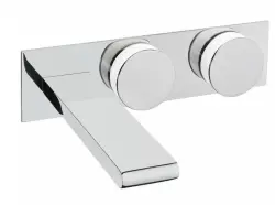 VitrA Memorıa Ankastre Lavabo Bataryası A4285157 Krom-Beyaz - 2