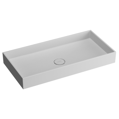 VitrA Memoria M58000001000 Dikdörtgen Çanak Lavabo - 80cm - Beyaz - 1