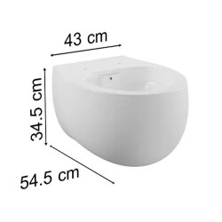 VitrA Memoria Rim-Ex Klozet ve Kapak Takımı, Beyaz - 5