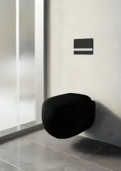 VitrA Memoria Rim-Ex Klozet ve Soft Kolay Sökülebilir Kapak Takımı - Siyah - 8