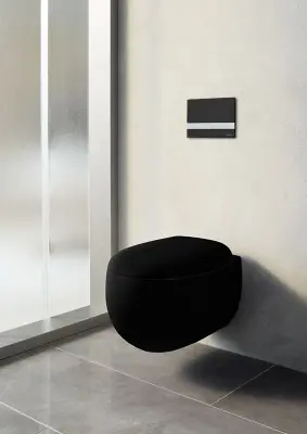 VitrA Memoria Rim-Ex Klozet ve Soft Kolay Sökülebilir Kapak Takımı - Siyah - 8