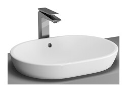 VitrA Metropole Çanak lavabo 5942B003-0012 Oval - 60x46 cm - armatür deliksiz - su taşma delikli - beyaz - 1