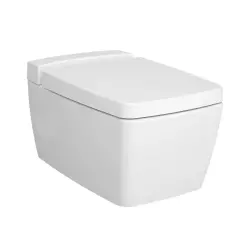 VitrA Metropole VitrAfresh Kanallı Asma Klozet ve Soft Slim Kapak Seti - Beyaz - 2