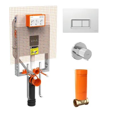 VitrA Equal Rim-Ex Asma Klozet ve Soft Kapak Seti - Beyaz - 4