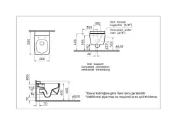 VitrA Metropole Rim-Ex Vitrafresh Asma Klozet ve Slim Soft Kapak Seti - Beyaz - 3