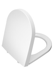 VitrA Nest Klozet kapağı 89-003-001 Duroplast - üstten sıkmalı - metal menteşeli - beyaz 