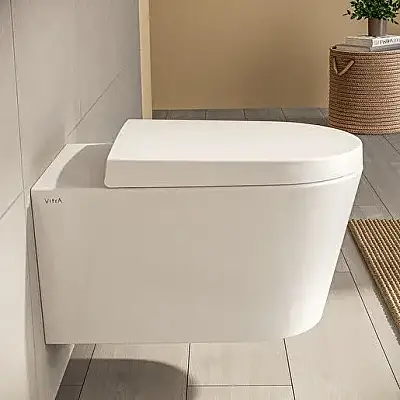 VitrA Nest Rim-Ex Asma Klozet ve Slim Soft Kapak Takımı - Beyaz - 3