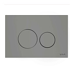 VitrA Origin 740-1607 Kumanda Paneli, Taş Gri-Cam