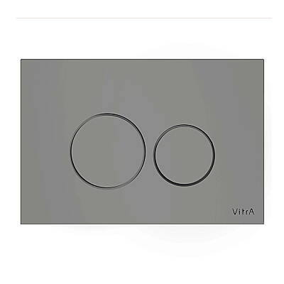 VitrA Origin 740-1607 Kumanda Paneli, Taş Gri-Cam - 1