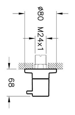 VitrA Ankastre Stop Valf A4145826 Sıva Üstü Grubu - Bakır - 2