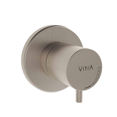 VitrA Ankastre Stop Valf A4145834 Sıva Üstü Grubu - Fırçalı Nikel - 1