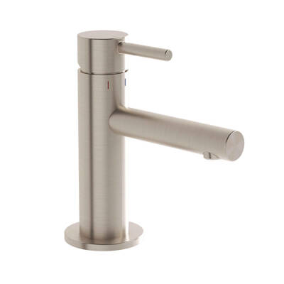 VitrA Origin Lavabo Bataryası A4255534 Kısa - Fırçalı Nikel - 1