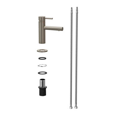 VitrA Origin Lavabo Bataryası A4255534 Kısa - Fırçalı Nikel - 2