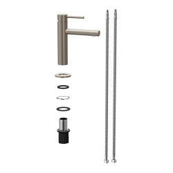 VitrA Origin Lavabo Bataryası A4255634 Fırçalı Nikel - 4