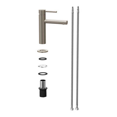 VitrA Origin Lavabo Bataryası A4255634 Fırçalı Nikel - 4