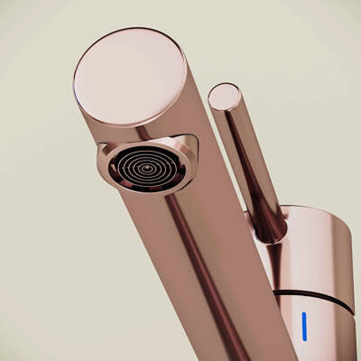 VitrA Origin Lavabo Bataryası A4255826 Yüksek - Uzun Çıkış Ucu - Bakır - 5