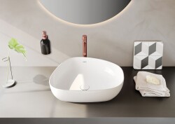 VitrA Origin Lavabo Bataryası A4255826 Yüksek - Uzun Çıkış Ucu - Bakır - 2