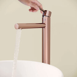 VitrA Origin A4255829 Çanak Lavabo Bataryası, Soft Bakır - 4