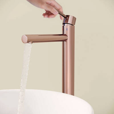 VitrA Origin A4255829 Çanak Lavabo Bataryası, Soft Bakır - 4