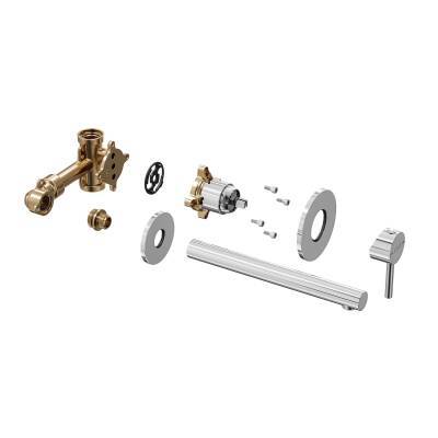 VitrA Origin Ankastre Lavabo Bataryası A4258136WTC Sıva üstü grubu - mat siyah - 3