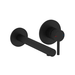 VitrA Origin Ankastre Lavabo Bataryası A4258136WTC Sıva Üstü Grubu - Mat Siyah