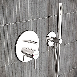VitrA Origin Ankastre Banyo Bataryası A42620 Sıva Üstü Grubu - Minibox - Krom - 4