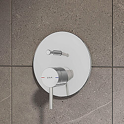 VitrA Origin Ankastre Banyo Bataryası A42620 Sıva Üstü Grubu - Minibox - Krom - 3