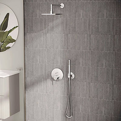 VitrA Origin Ankastre Banyo Bataryası A42620 Sıva Üstü Grubu - Minibox - Krom - 5