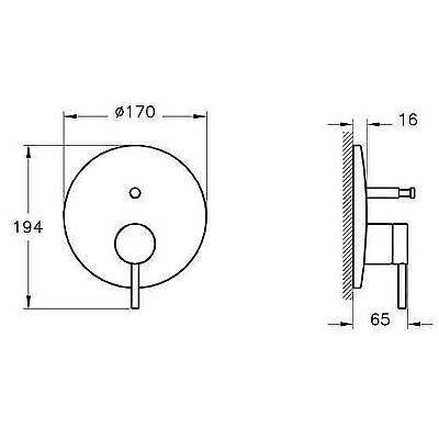 VitrA Origin Ankastre Banyo Bataryası A4262026 Sıva Üstü Grubu - Minibox - Bakır - 2