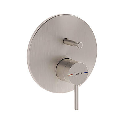 VitrA Origin Ankastre Banyo Bataryası A4262034 Sıva Üstü Grubu - Minibox - Fırçalı Nikel - 1