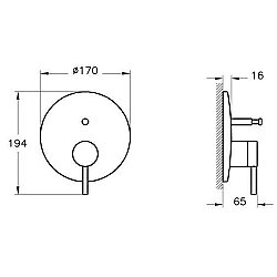 VitrA Origin Ankastre Banyo Bataryası A4262034 Sıva Üstü Grubu - Minibox - Fırçalı Nikel - 2