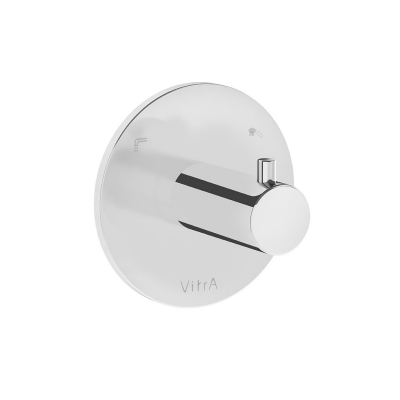 VitrA Origin A42623 Ankastre 2 Yollu Yönlendirici - Sıva Üstü - Krom - 1