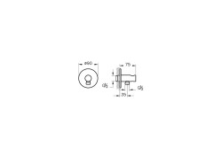 VitrA Origin A4262536 Ankastre El Duşu Ucu - Mat Siyah - 2