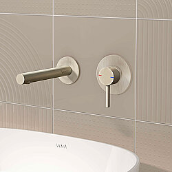 VitrA Origin Çıkış Ucu A4268334 Duvardan - Fırçalı Nikel - 4