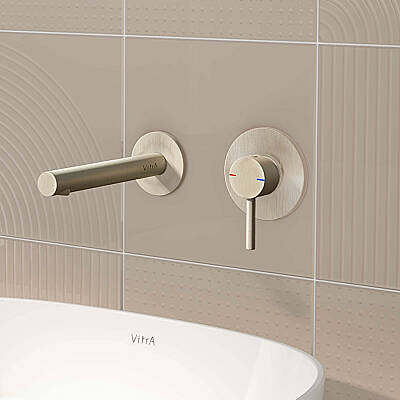 VitrA Origin Çıkış Ucu A4268334 Duvardan - Fırçalı Nikel - 4