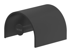 VitrA Origin Tuvalet Kağıtlığı A4488836 Kapaklı - Mat Siyah 