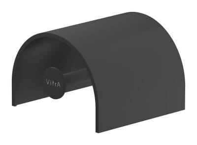 VitrA Origin Tuvalet Kağıtlığı A4488836 Kapaklı - Mat Siyah - 1