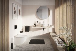 VitrA Origin Tuvalet Kağıtlığı A4488836 Kapaklı - Mat Siyah - 2