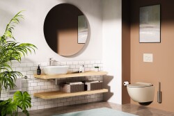 VitrA Origin Tuvalet Fırçalığı A4489334 Yerden - Fırçalı Nikel - 2