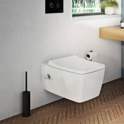 VitrA Origin Tuvalet Fırçalığı A4489336 Yerden - Mat Siyah - 4