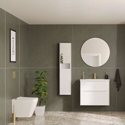 VitrA Origin A4489374 Tuvalet Fırçalığı Yerden, Soft Altın - 3