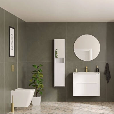 VitrA Origin A4489374 Tuvalet Fırçalığı Yerden, Soft Altın - 3