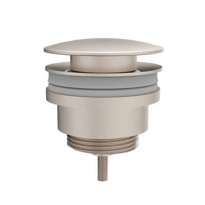 VitrA Lavabo Yuvarlak Süzgeci Universal A4514934 Basmalı - Fırçalı Nikel - 1