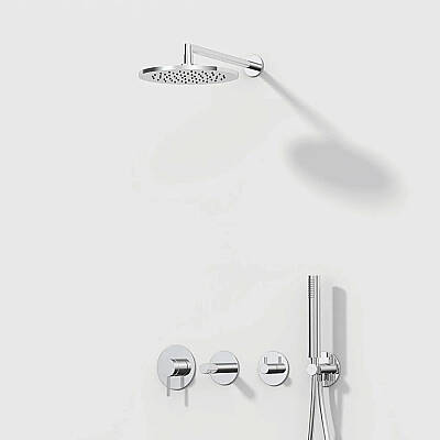 VitrA Origin Ankastre Duş Seti - 8 Parça - Krom - 3